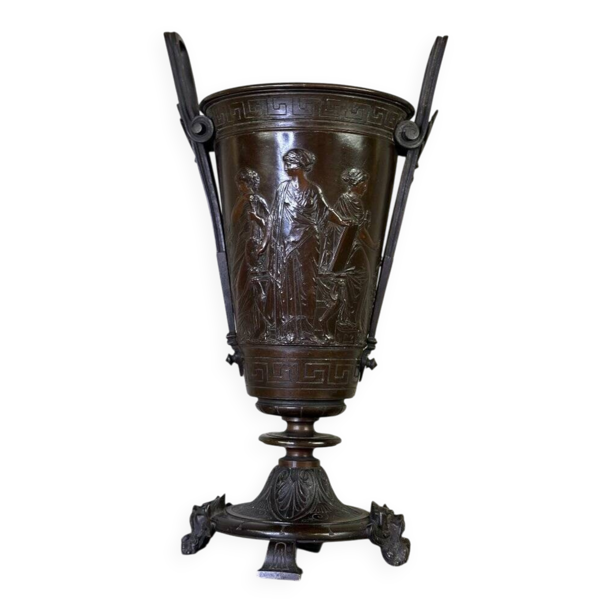 Vase en bronze dans le goût de l’antique, France vers 1880