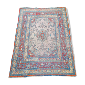 Tapis d'orient ancien persan fait main tebriz 174 x 125 cm