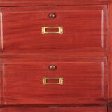 French Mahogany Lockers / Filing Cabinet