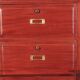 French Mahogany Lockers / Filing Cabinet