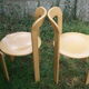 Pair of chairs by Swiss designer Bruno Rey