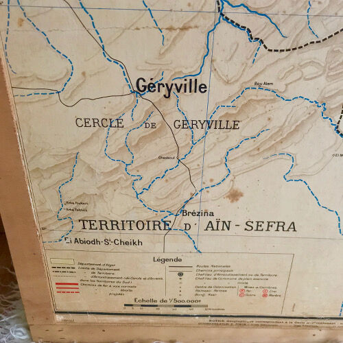 Vidal Lablache 42 Algiers School Map