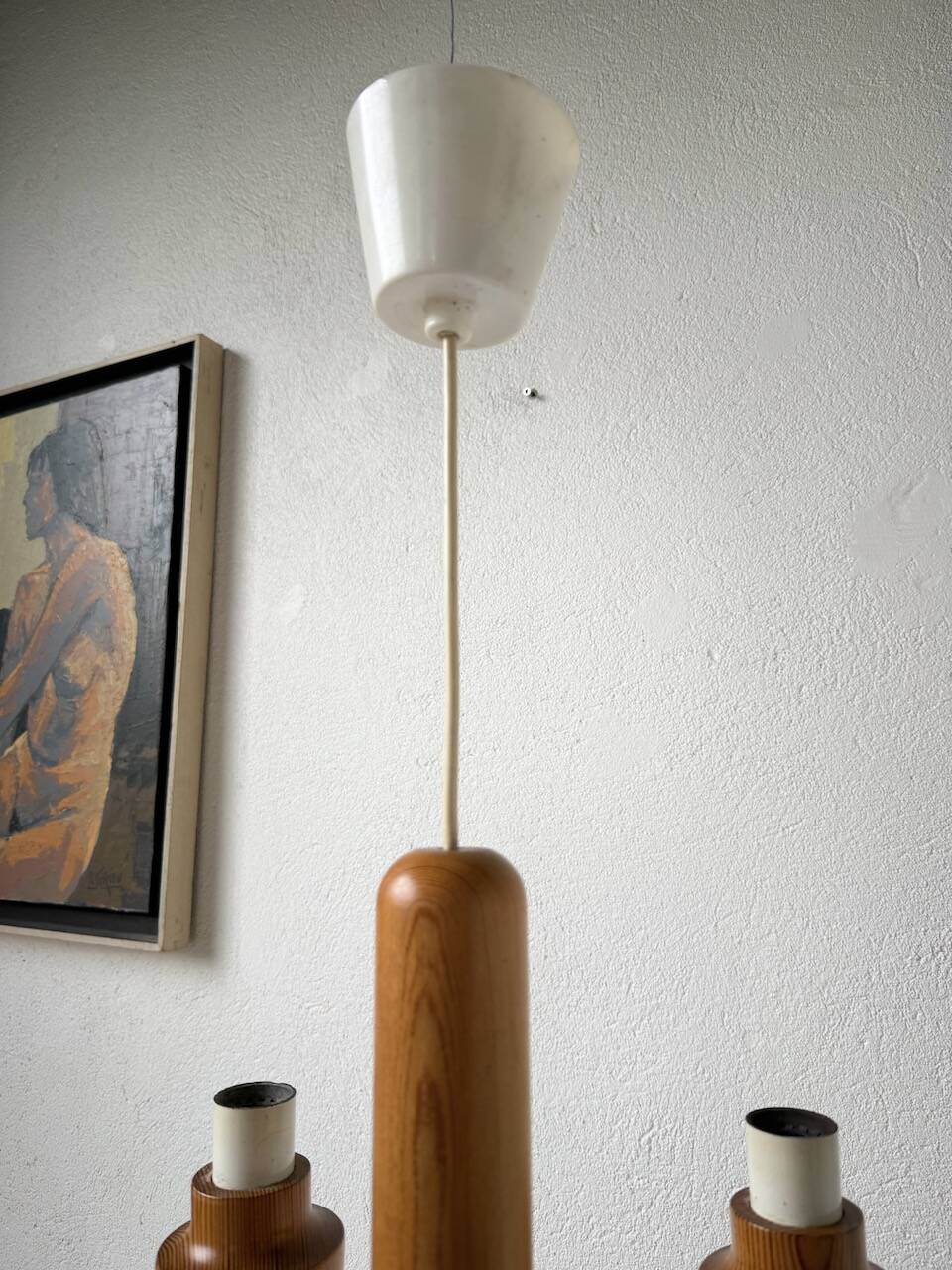 Paire de suspensions Ikea en pin 1980
