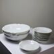 Dessert service Limoges L&Cie Lafarge 12 pieces white porcelain years