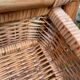 Vintage rattan chest of drawers