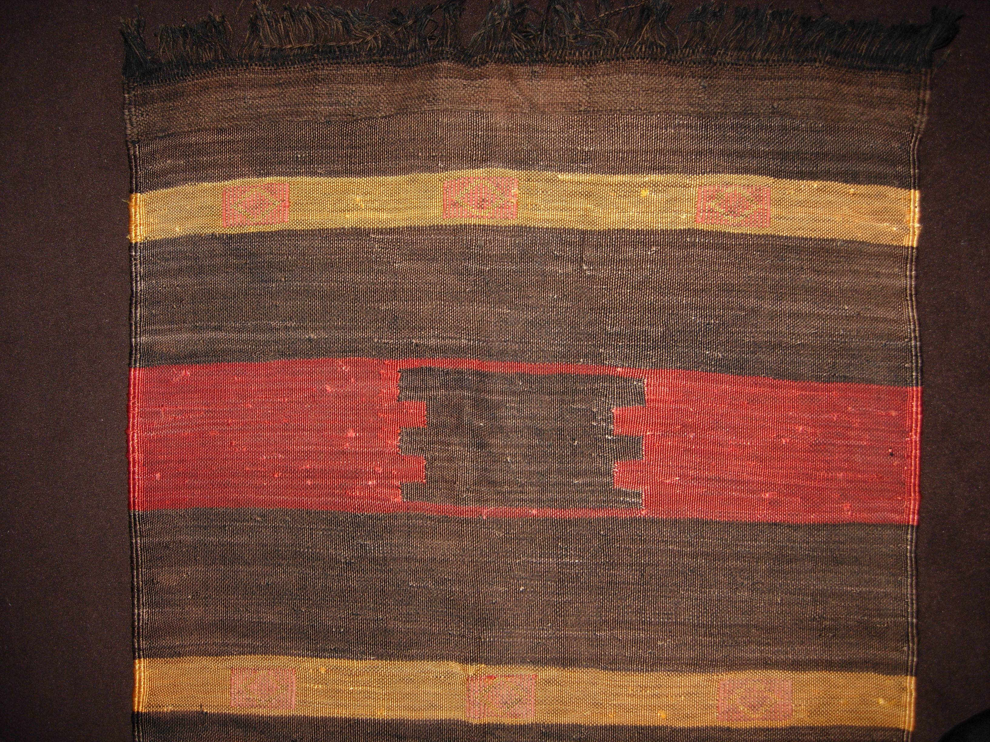 Long Moroccan Berber rug in sabra (vegetable silk) that can be divided