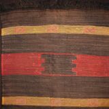 Long Moroccan Berber rug in sabra (vegetable silk) that can be divided