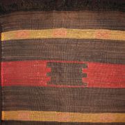 Long Moroccan Berber rug in sabra (vegetable silk) that can be divided