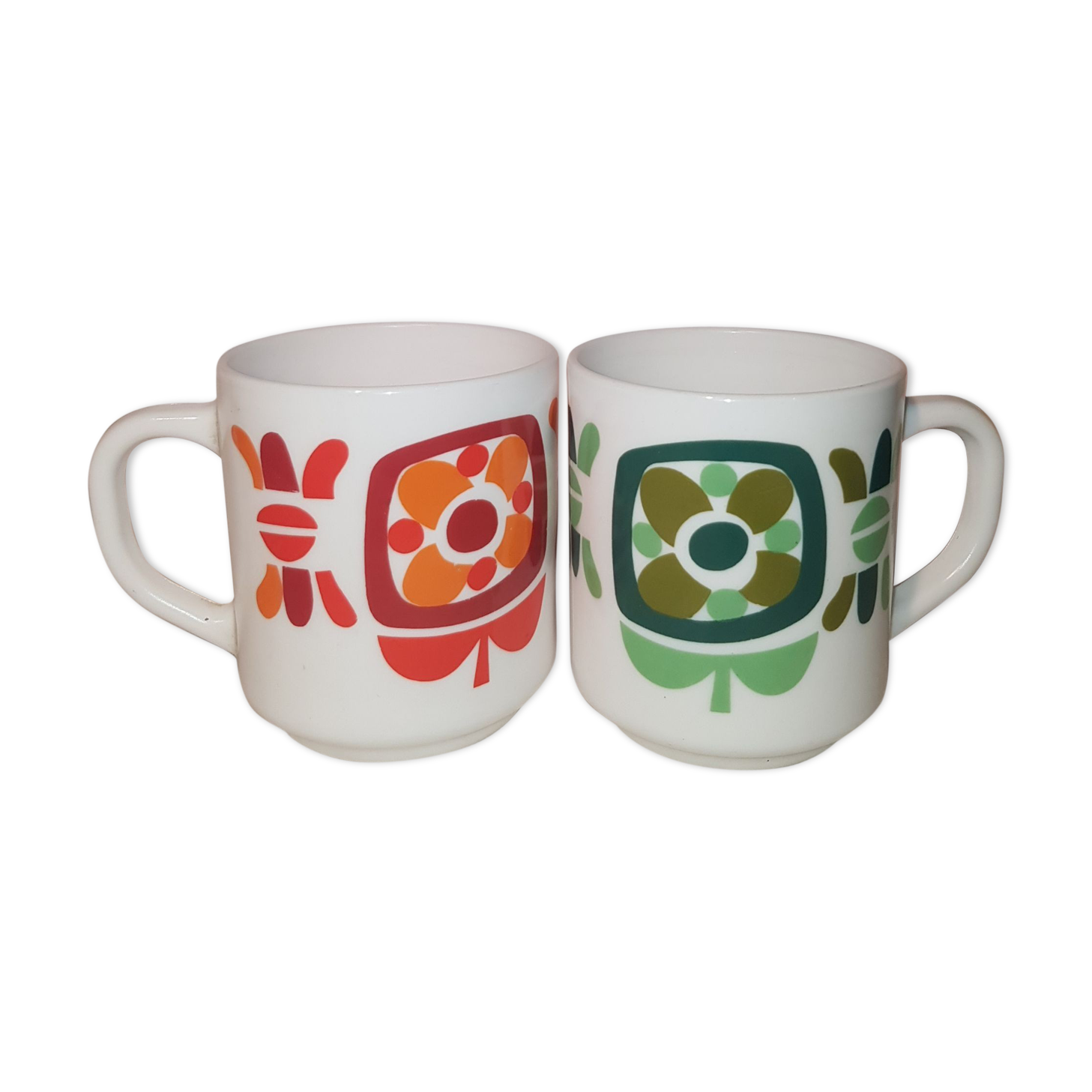 Two vintage mugs 70 years