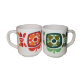 Two vintage mugs 70 years