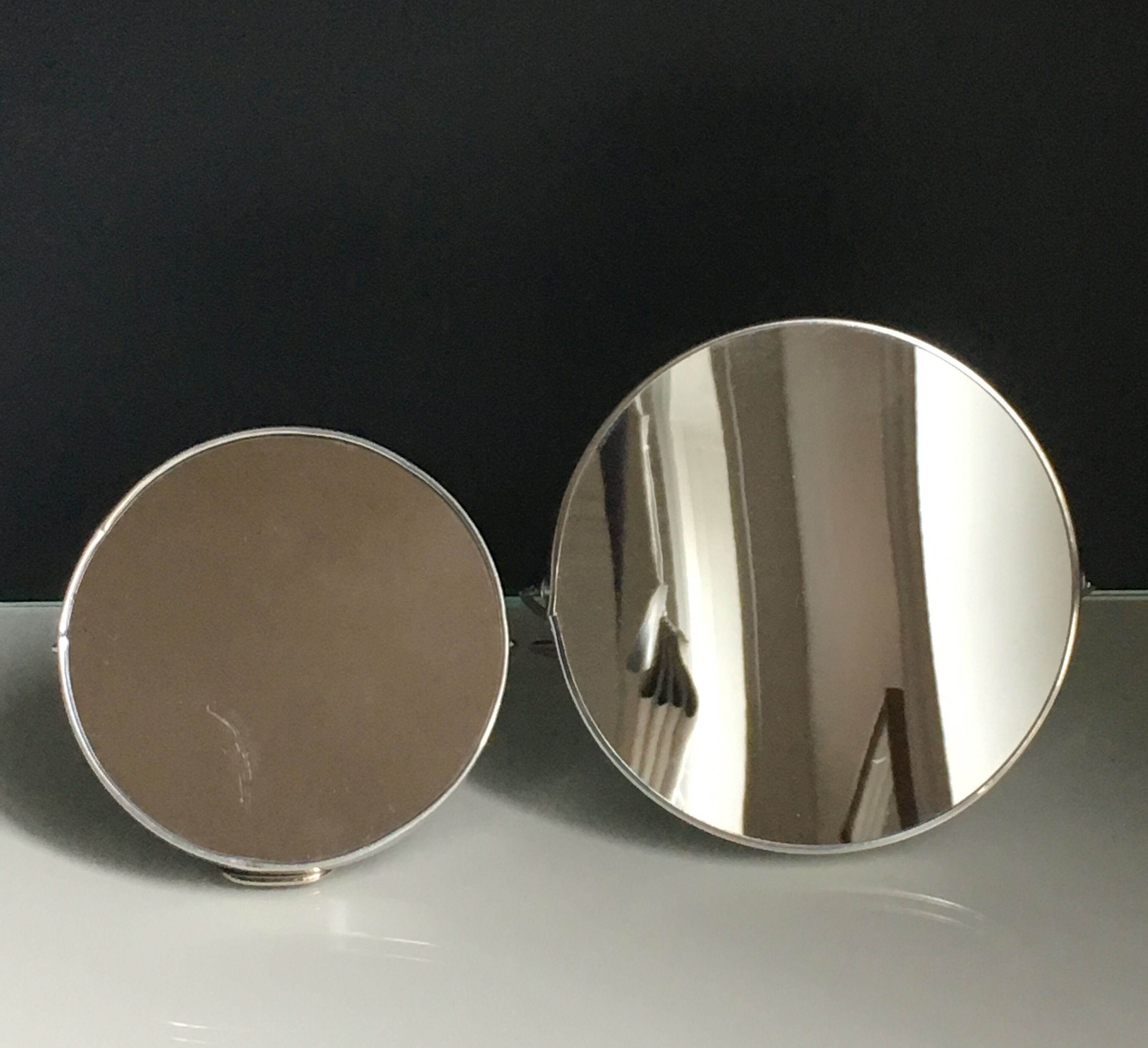 Pair of mirrors that were barbers