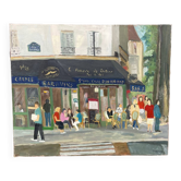Tableau/peinture Terrasse à Paris