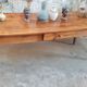 Table de ferme en merisier