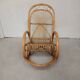 Bamboo wicker rocking chair