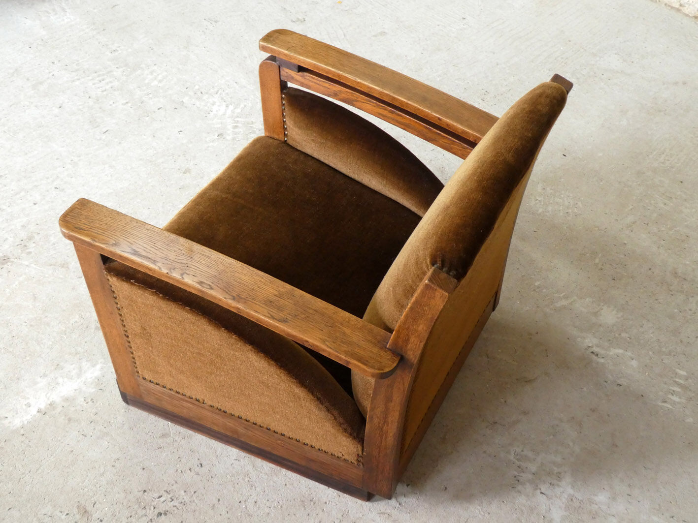 Modernist art deco armchair