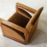 Modernist art deco armchair