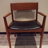 Office Chair Danish teak 1960 Erik Buck