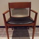 Fauteuil de bureau danois teck 1960 Erik Buck