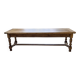 Solid oak drapery farmhouse table 2m5 XL