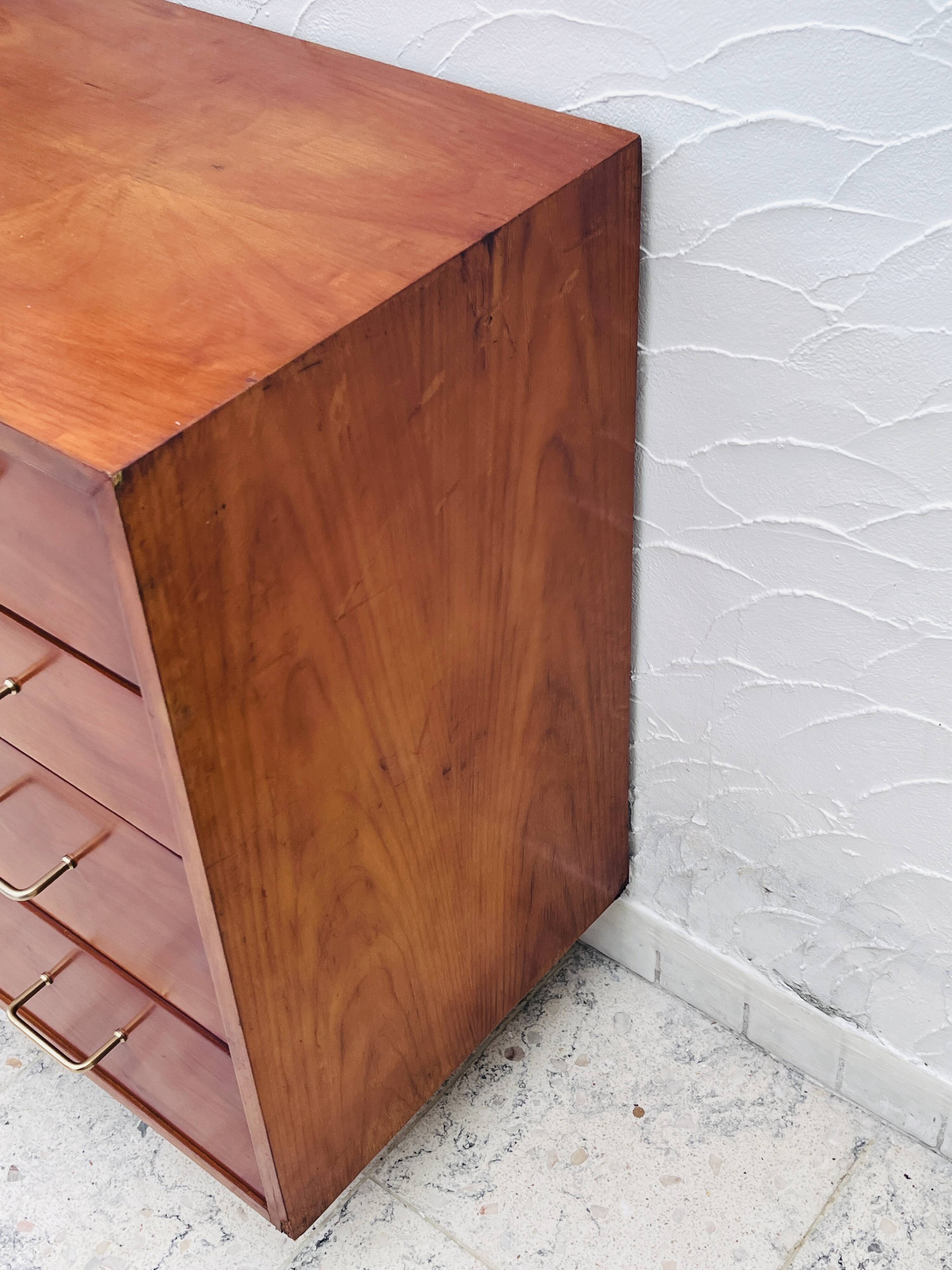 Teak chest of drawers
