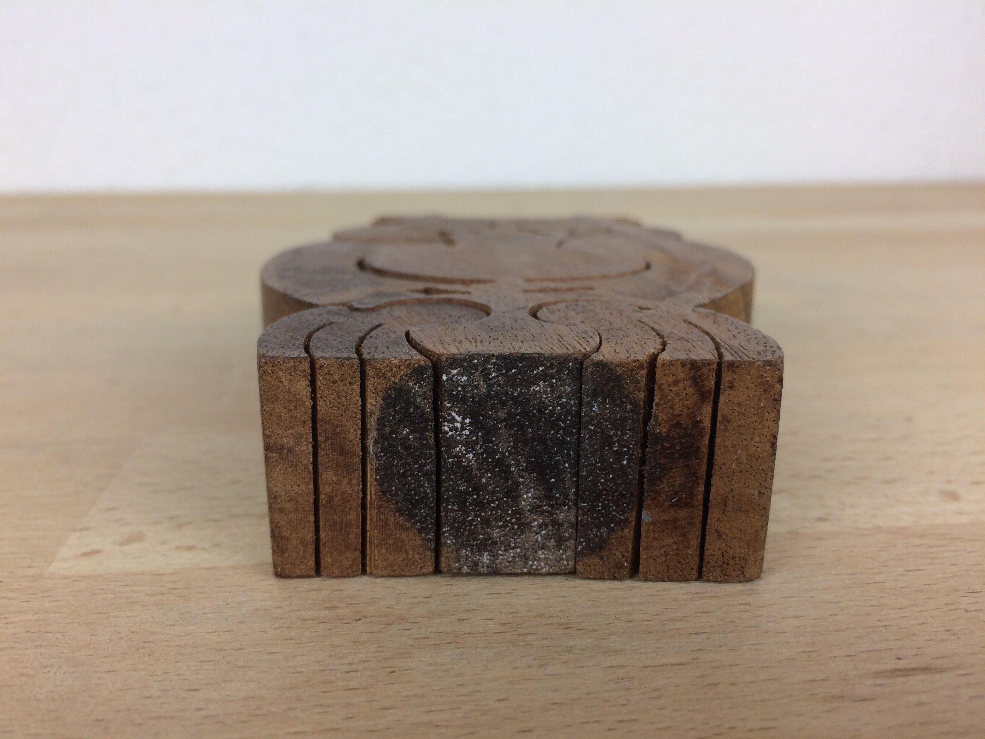 Wooden puzzle owl or owl for children