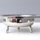 Alessi Stainless Steel Cutout Skyscraper Footed Trinket Bowl or Centerpiece