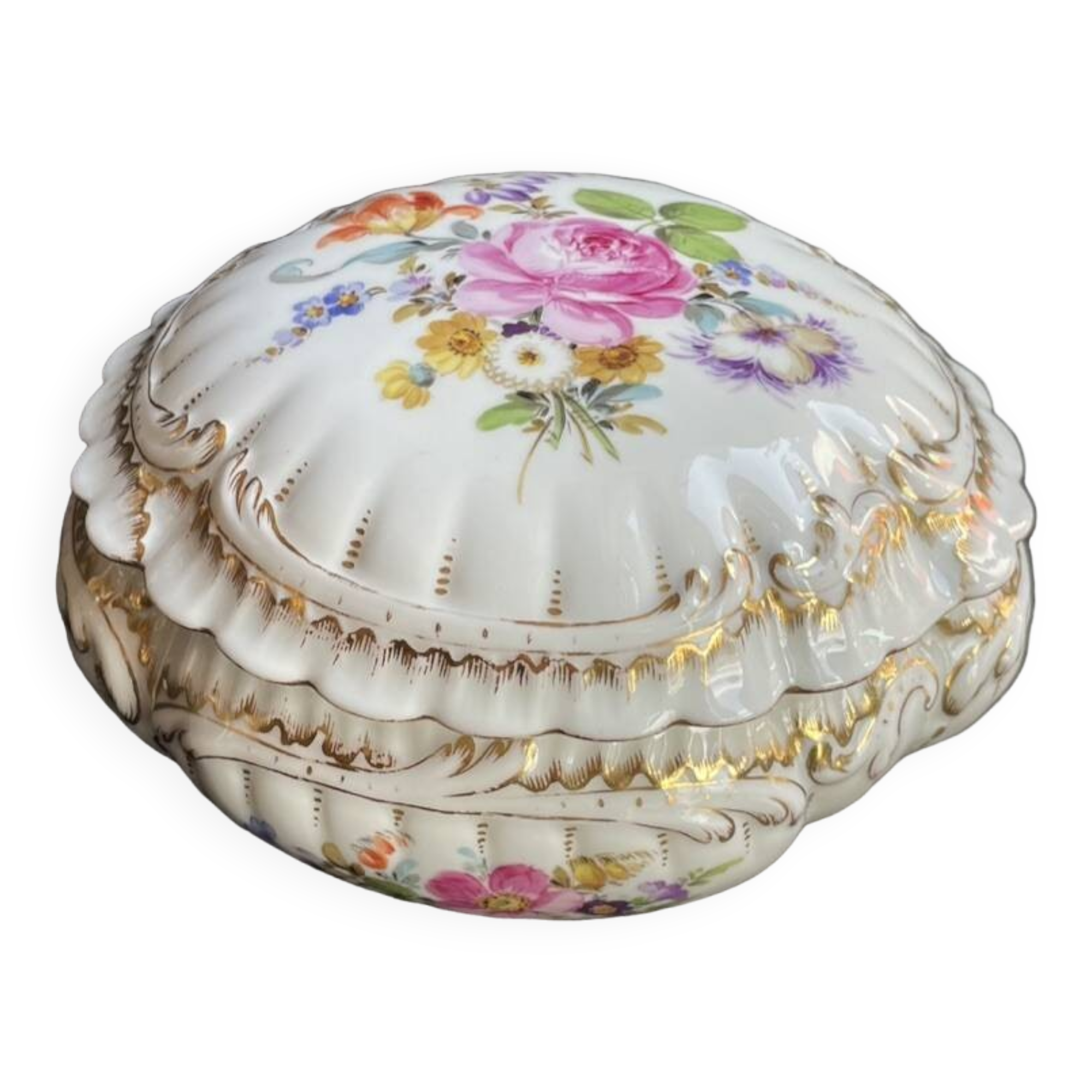 Large candy box – Dresden porcelain (Germany)