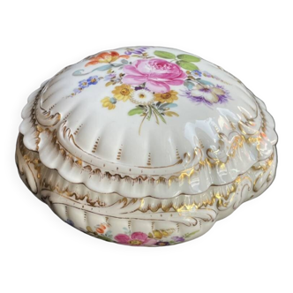Large candy box – Dresden porcelain (Germany)