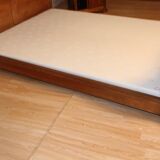Art Deco period bed and bedside table by Gauthier Poinsignon