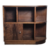 Low walnut Art Deco furniture