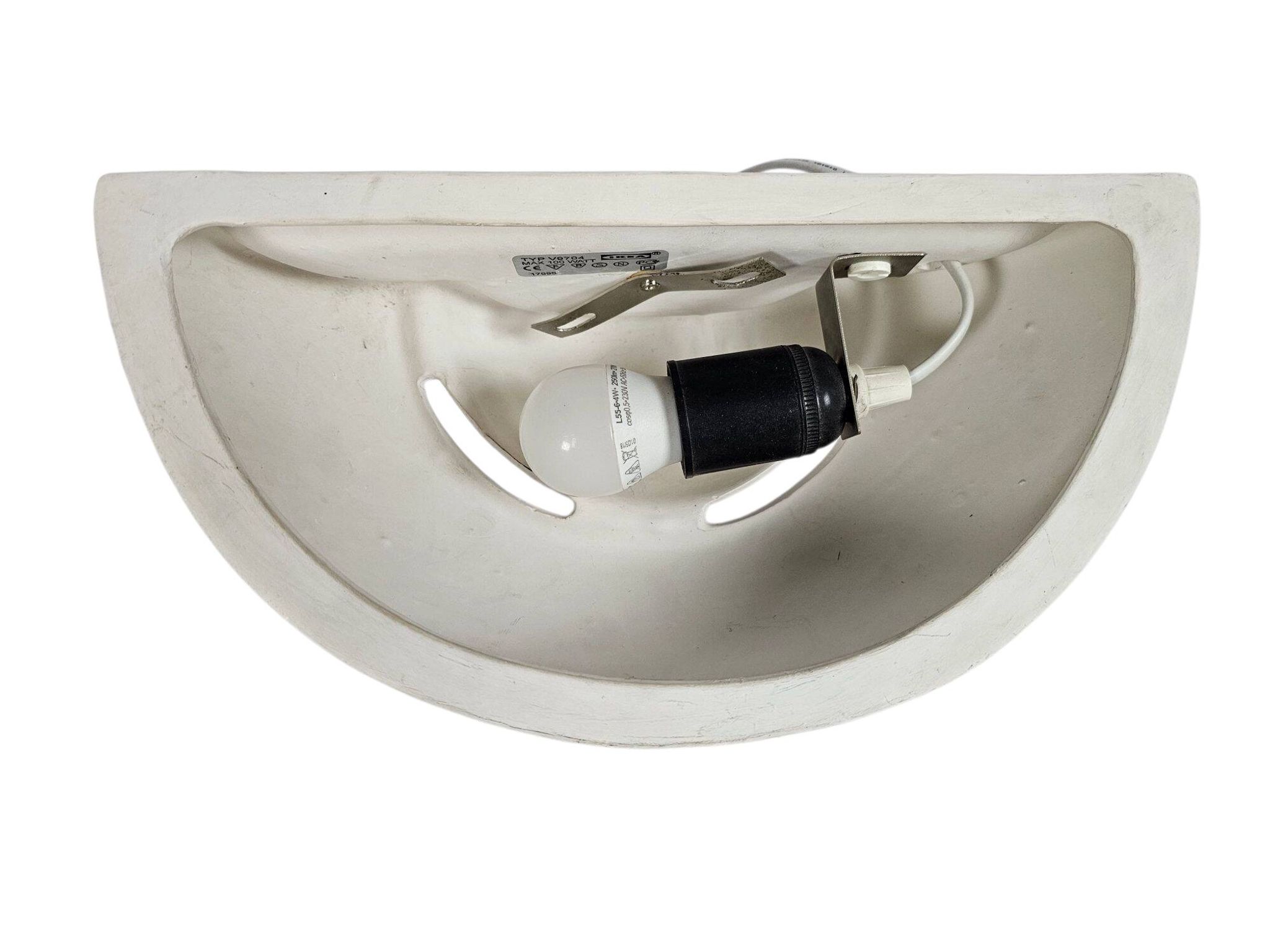 2 appliques en céramique par Ikea modèle V9704, années 90