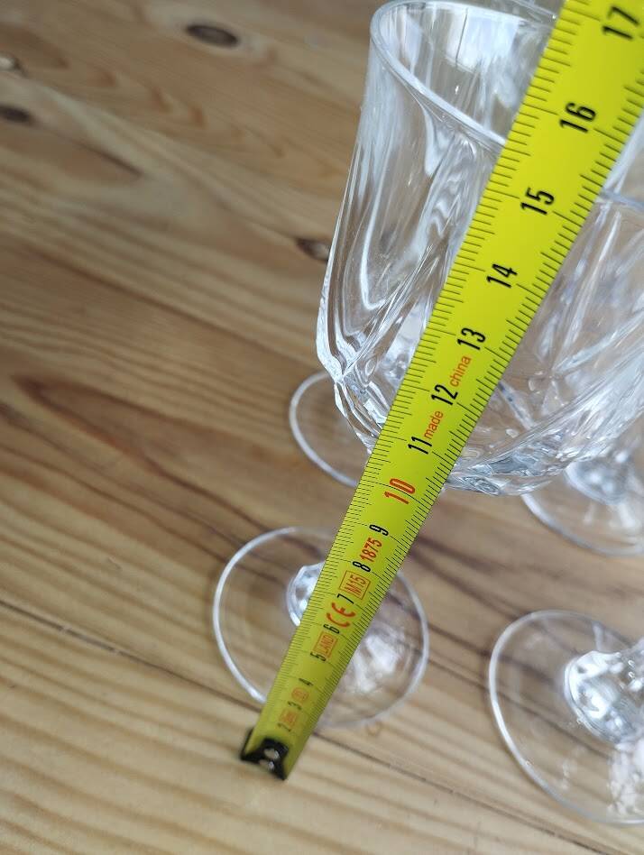 Service of 18 crystal glasses "Auteuil" – Cristal d'Arques – France