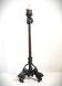 Vintage table lamp in patinated bronze with lion decor, 1950s.