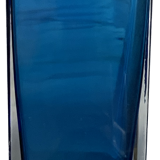 Vase glass of Murano vintage 1960 blue