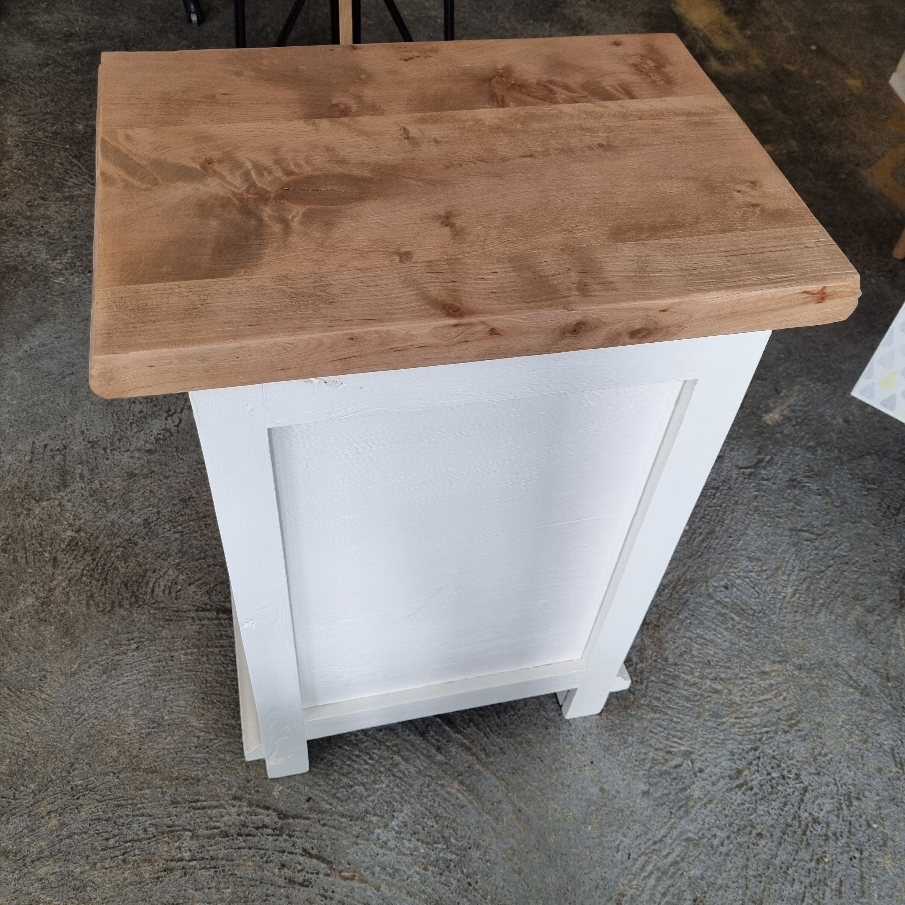 Beech bedside table