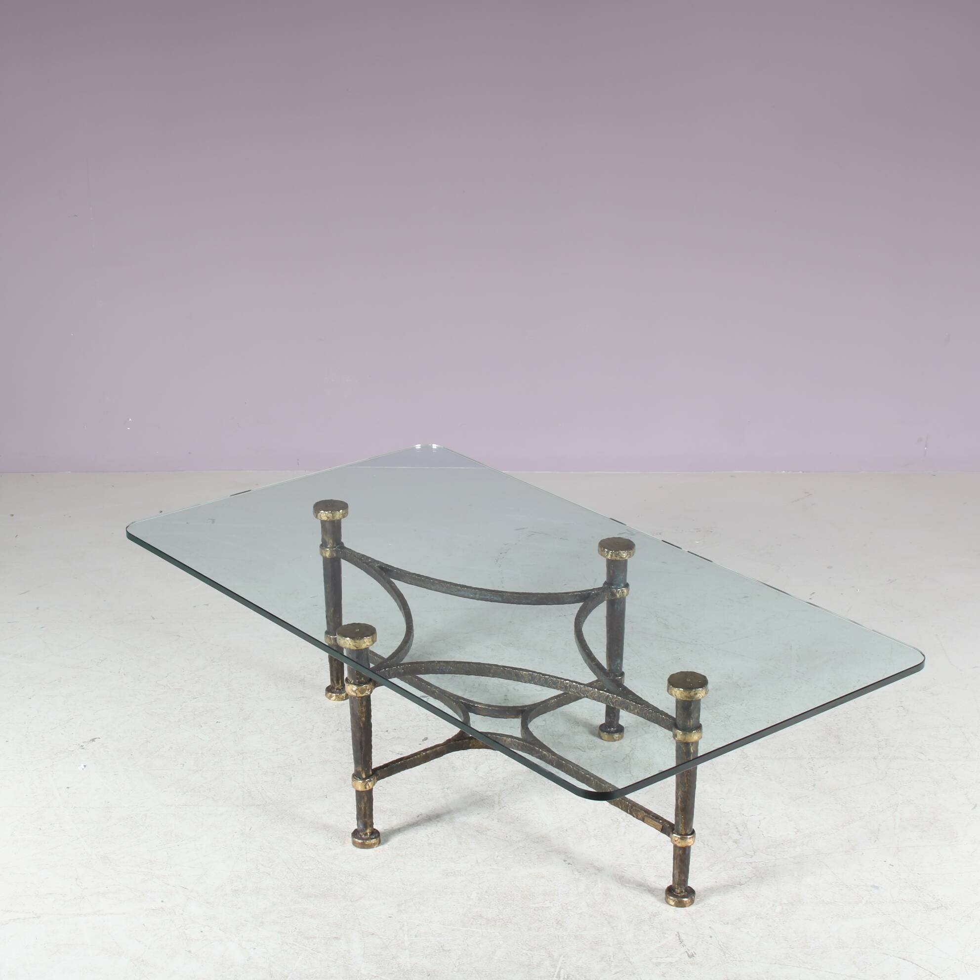1990s Brutalist style coffee table from Italy