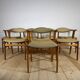 Set of 8 Erik Kirkegaard chairs for Høng Stolefabrik – vintage Scandinavian design