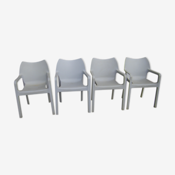 Série de quatre chaises de marque siesta
