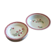 8 flat plates and a round deep dish Digoin Sarreguemines Aude Art Deco