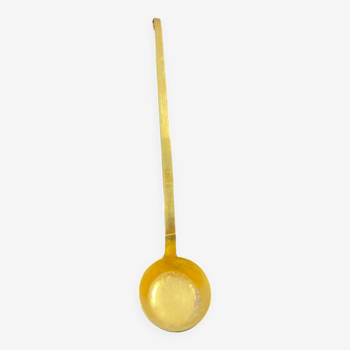 Old ladle for jam in brass or yellow copper 52 cm