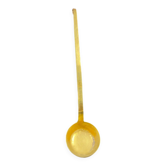 Old ladle for jam in brass or yellow copper 52 cm