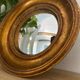 Miroir rond convexe doré miroir de sorcière