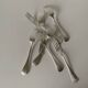 Silver-plated forks