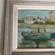 Tableau Huile sur panneau signée Heudebert Saint Jean de Luz