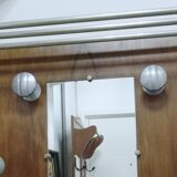 Cloakroom walnut coat rack