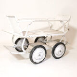 Retro modular double stroller.
