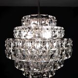 Kinkeldey 6 Tiered Chrystal Chandelier, 1970s
