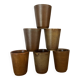 Set of 6 stoneware tumblers from Digoin.