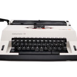Typewriter Olympia Alphamatic 33 white revised ribbon new 1980