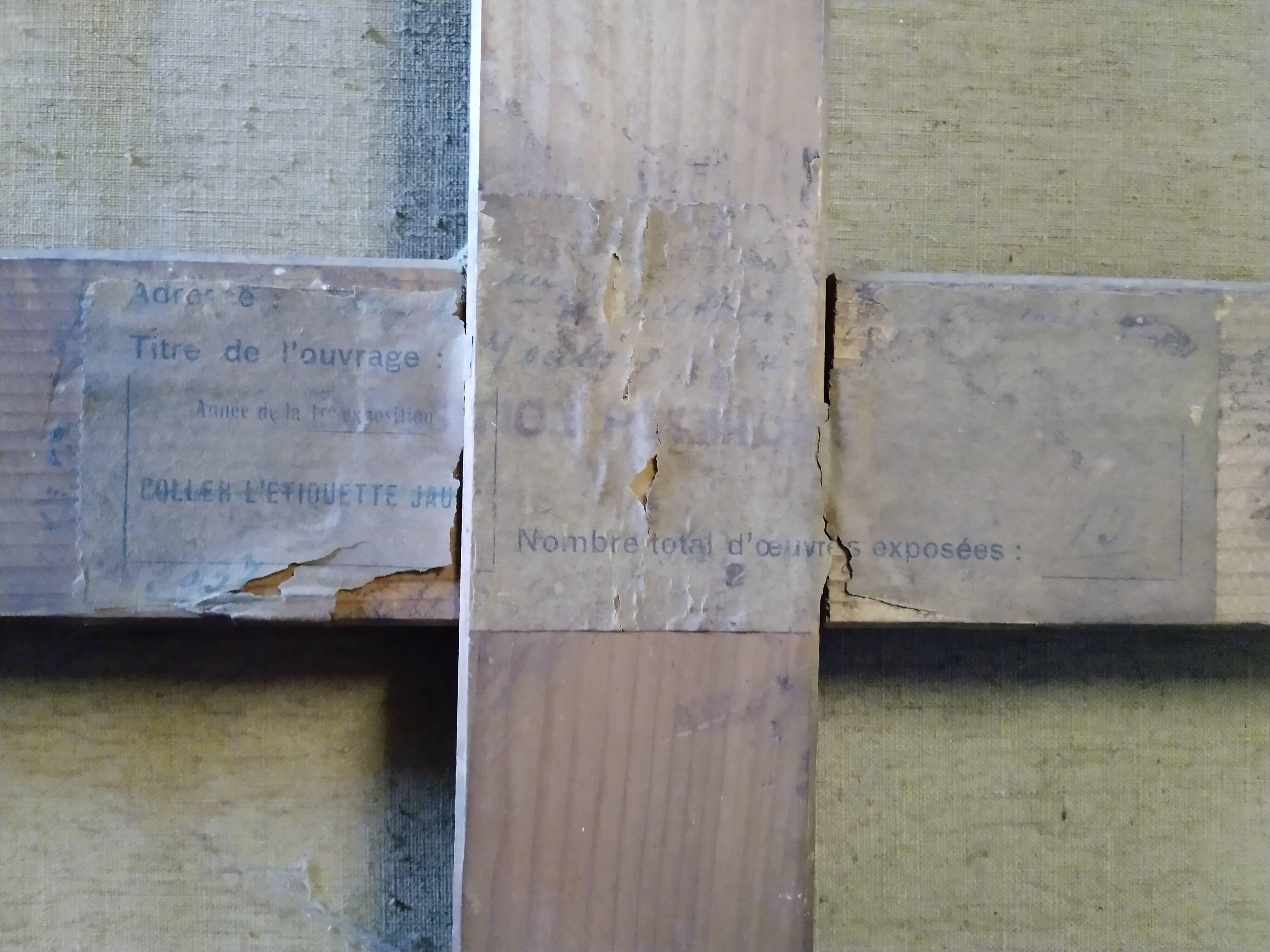 Oil on canvas landscape Henri-Laurent Jaudin (1851-1929)